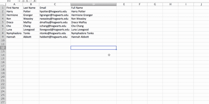 Chuyển cột thành hàng trong excel